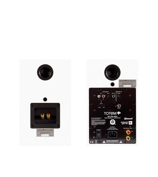 TOTEM  KIN PLAY MINI bianco satinato (coppia)