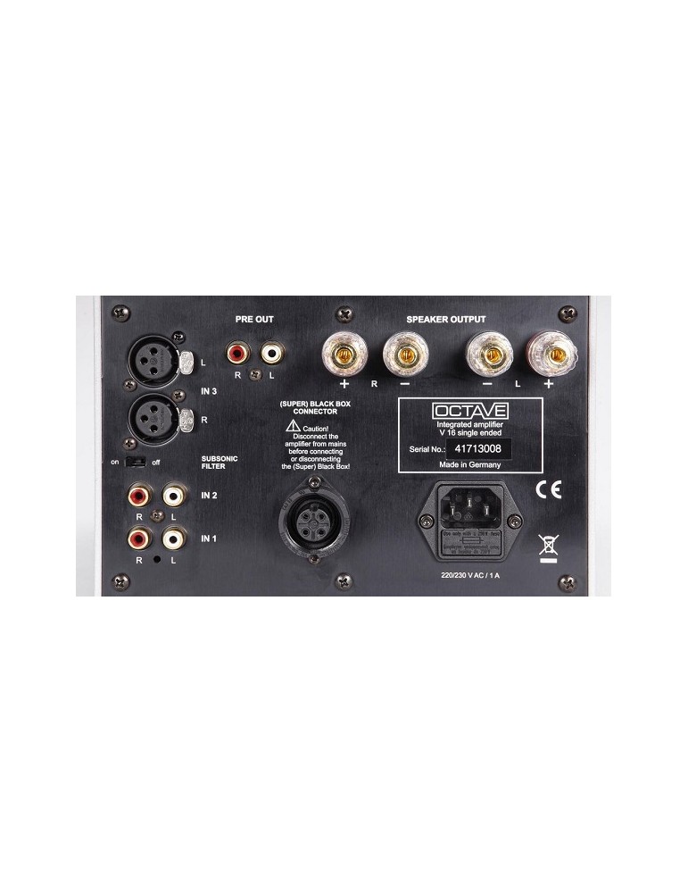 OCTAVE  V 16 SINGLE ENDED LINEA grigio chiaro laccato