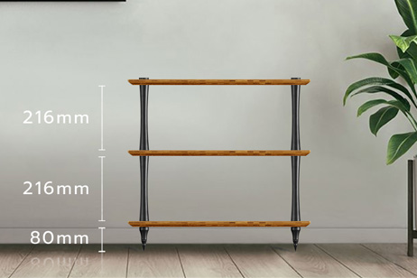 QUADRASPIRE – Q4EVO SQUARED  (tre ripiani)