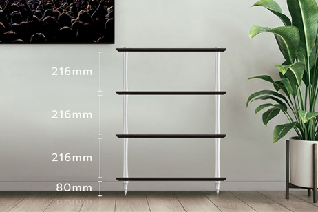 QUADRASPIRE – Q4EVO SQUARED  (quattro ripiani)