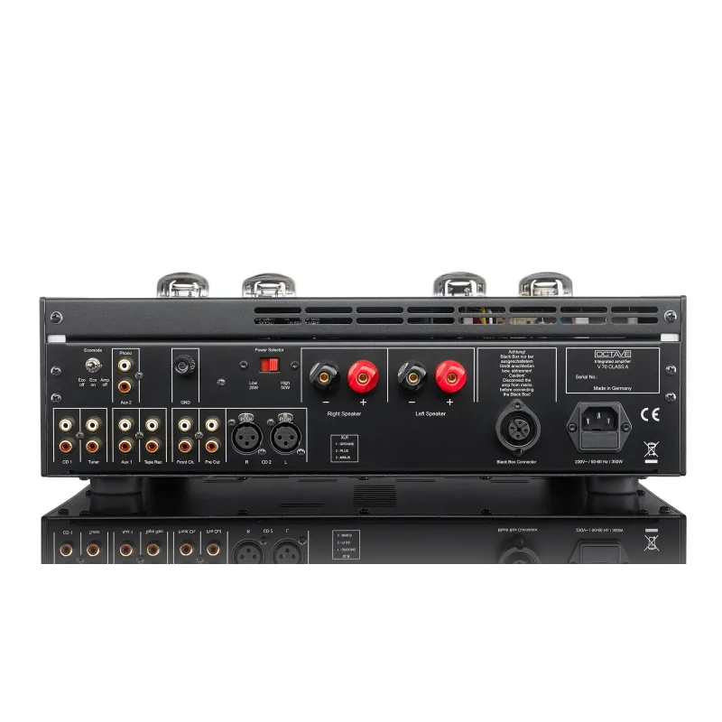 OCTAVE  V 70 SE LINEA CLASSE A nero (valvole KT 88 S4A-Carbon)