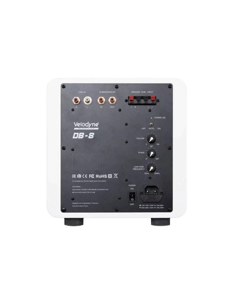 VELODYNE  DEEP BLUE DB-8 nero