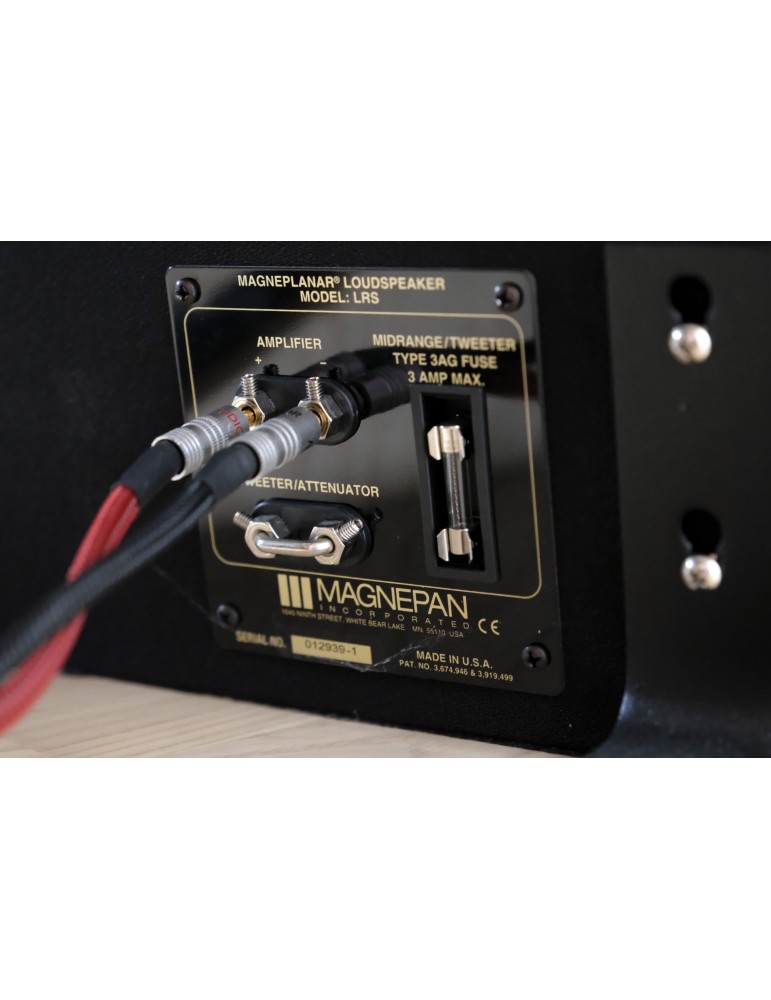 MAGNEPAN  LRS+ (coppia) DIFFUSORE A 2 VIE QUASI RIBBON nero