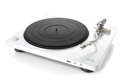 DENON DP 450USB white