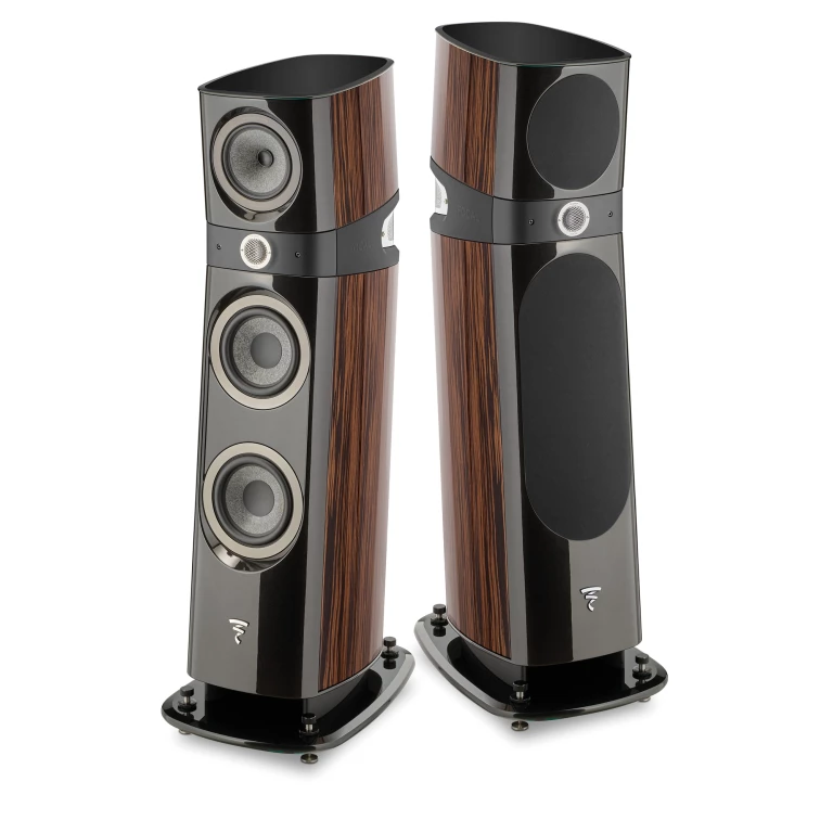 FOCAL  SOPRA N° 3 makassar con parte superiore nera (coppia)