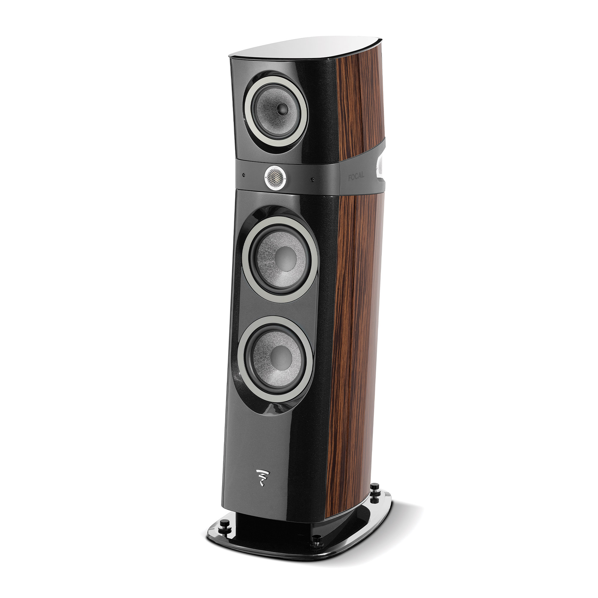 FOCAL  SOPRA N° 3 makassar con parte superiore nera (coppia)