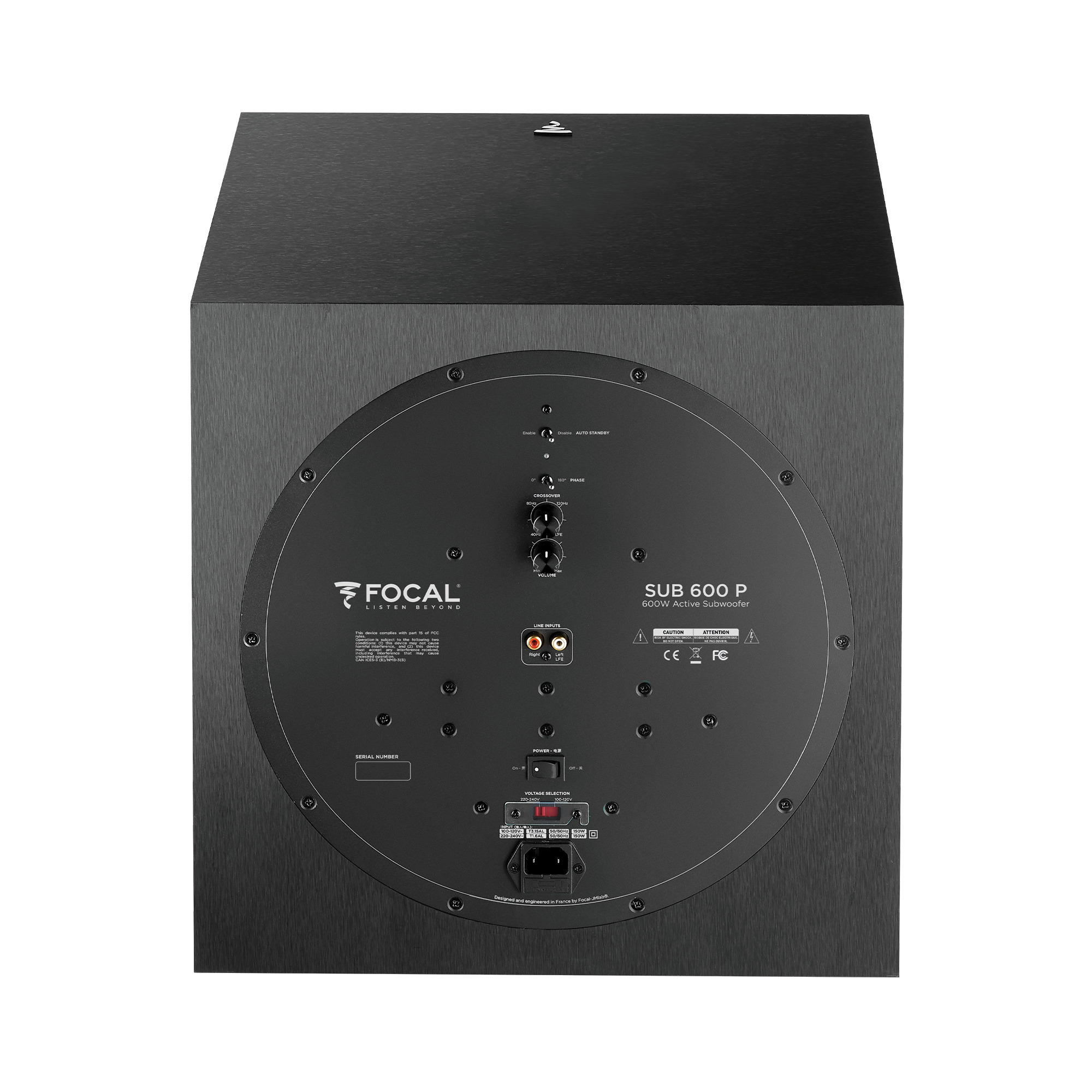 FOCAL SUB 600 P black
