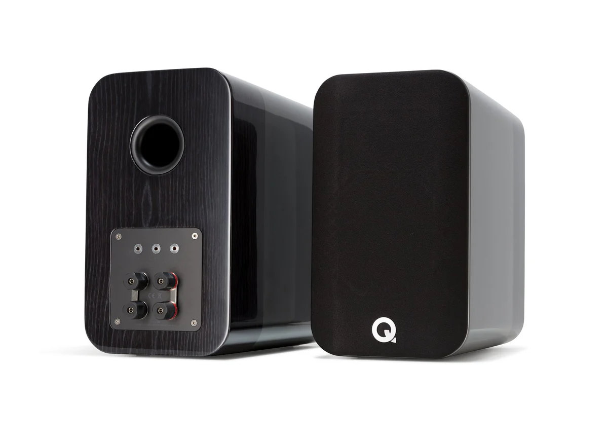 Q ACOUSTICS CONCEPT 300 silver high gloss + ebano (coppia)