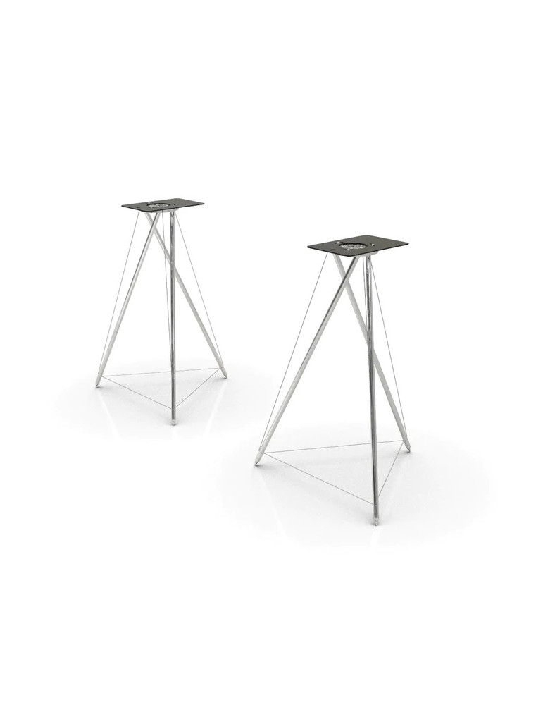 Q ACOUSTICS CONCEPT 300 con stand TENSEGRETY silver high gloss + ebano (coppia)