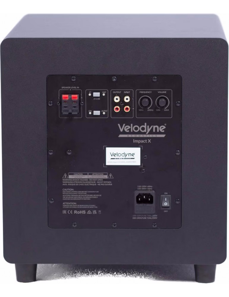 VELODYNE  IMPACT X 15 nero