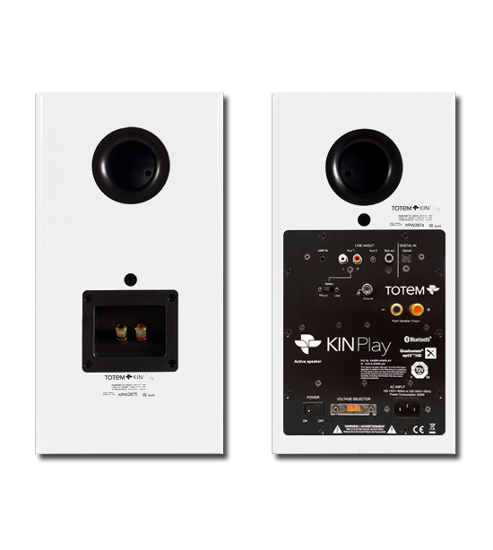 TOTEM  KIN PLAY bianco satinato (coppia)