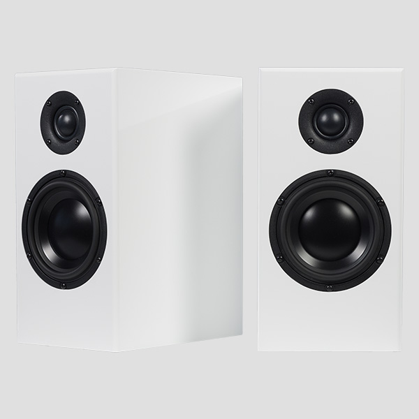 TOTEM  BISON MONITOR bianco satin  (coppia)