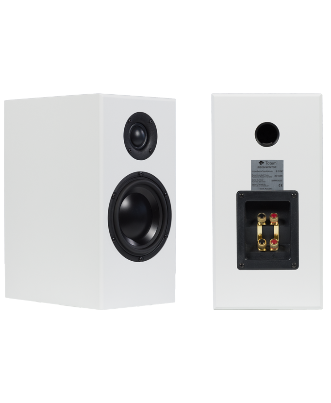 TOTEM  BISON MONITOR bianco satin  (coppia)