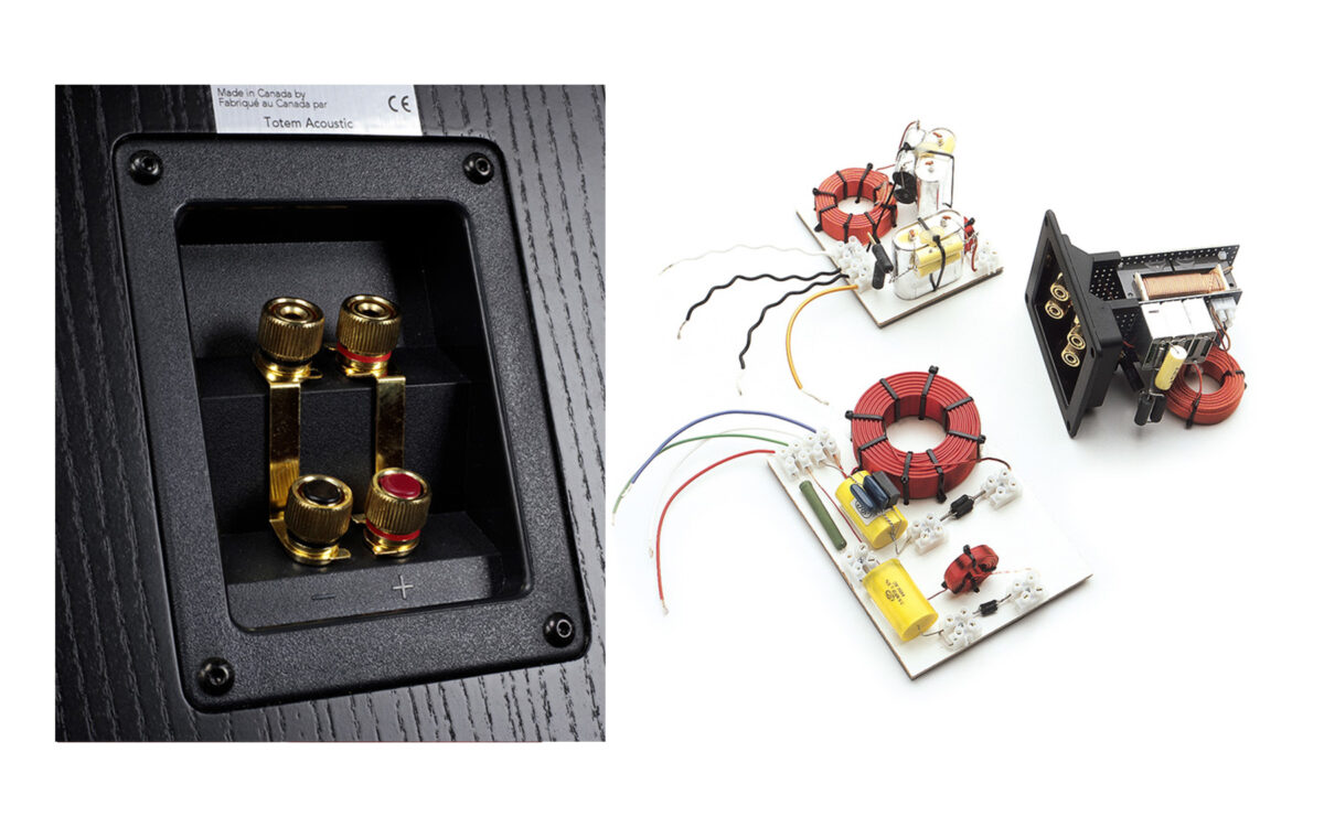 TOTEM  BISON MONITOR quercia bianca (coppia)