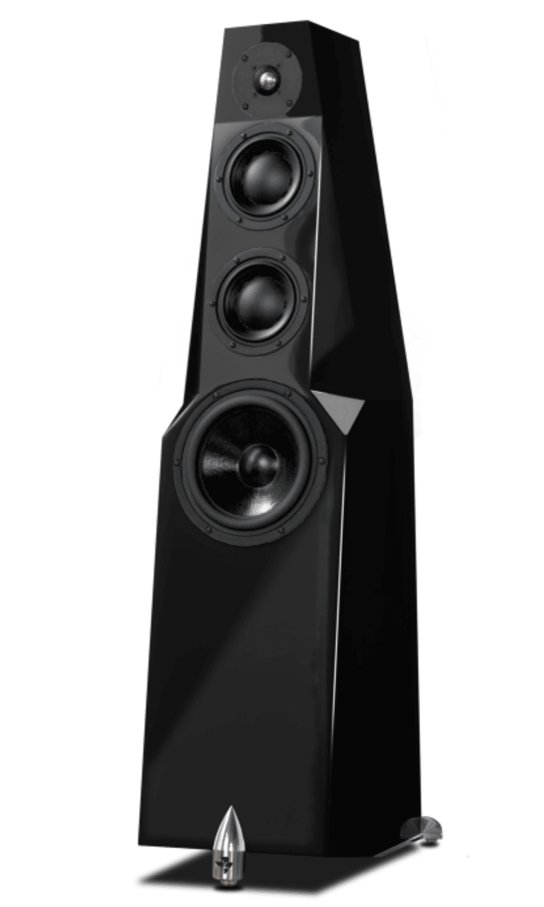 TOTEM WIND DESIGN nero laccato (coppia)