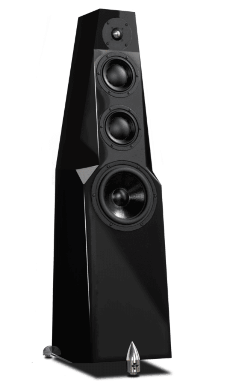 TOTEM WIND DESIGN nero laccato (coppia)