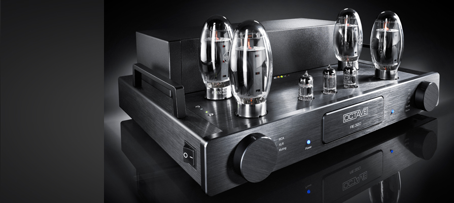 OCTAVE  RE 320 nero (valvole KT 88 S4A-Carbon)