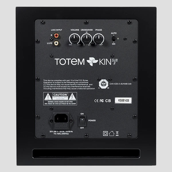 TOTEM  KIN SUB 8 nero