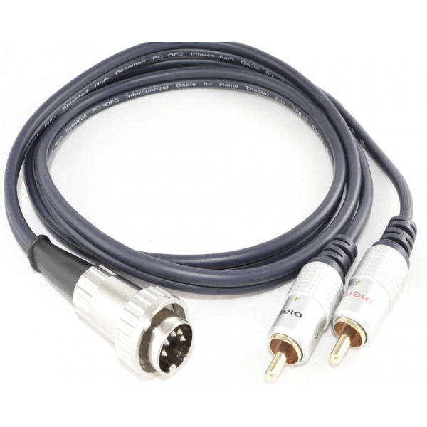 NAIM  INTERCONNECT LEAD 2 RCA to 5 PIN DIN -1mt (00-010-0084)